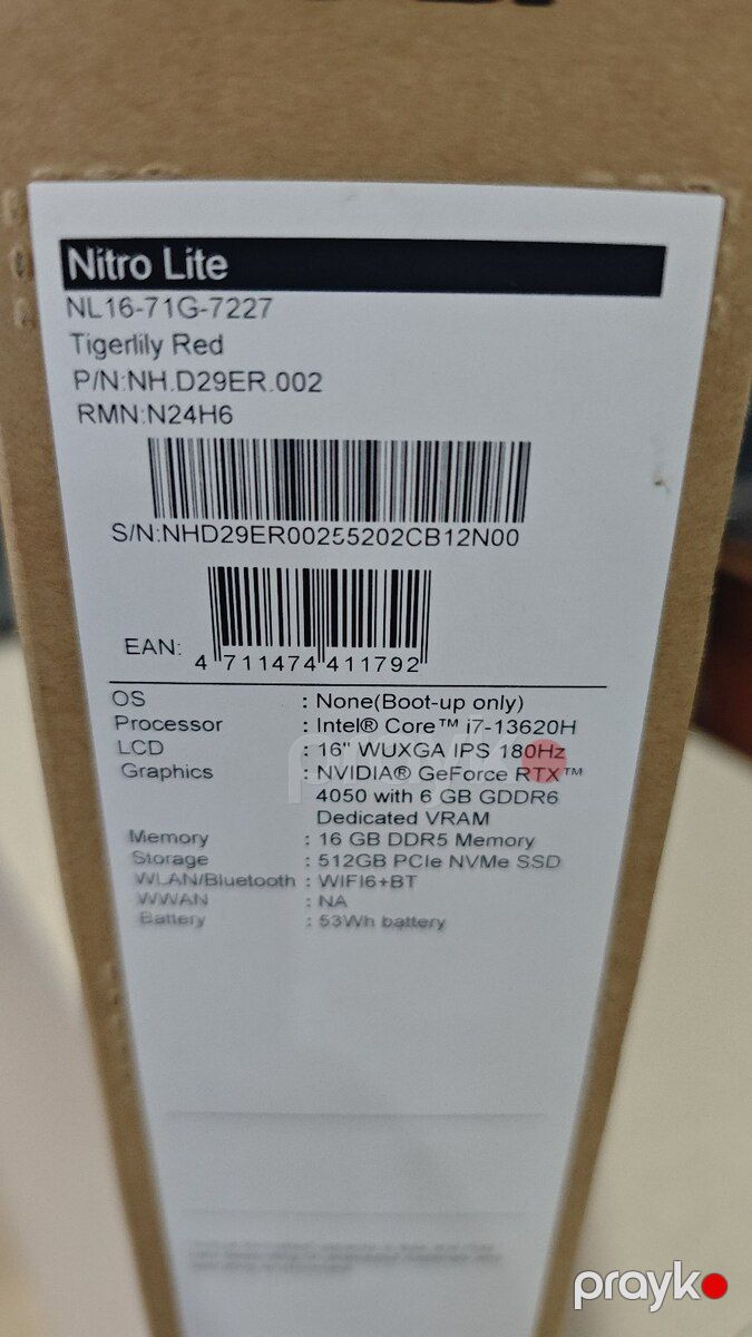 Noutbuk Acer Nitro Lite — Noutbuklar, Bakı (2)