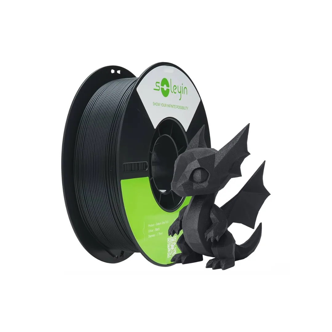 Soleyin Ultra PLA Matte Black 1.75mm 1kg — Mallar, Bakı (2)