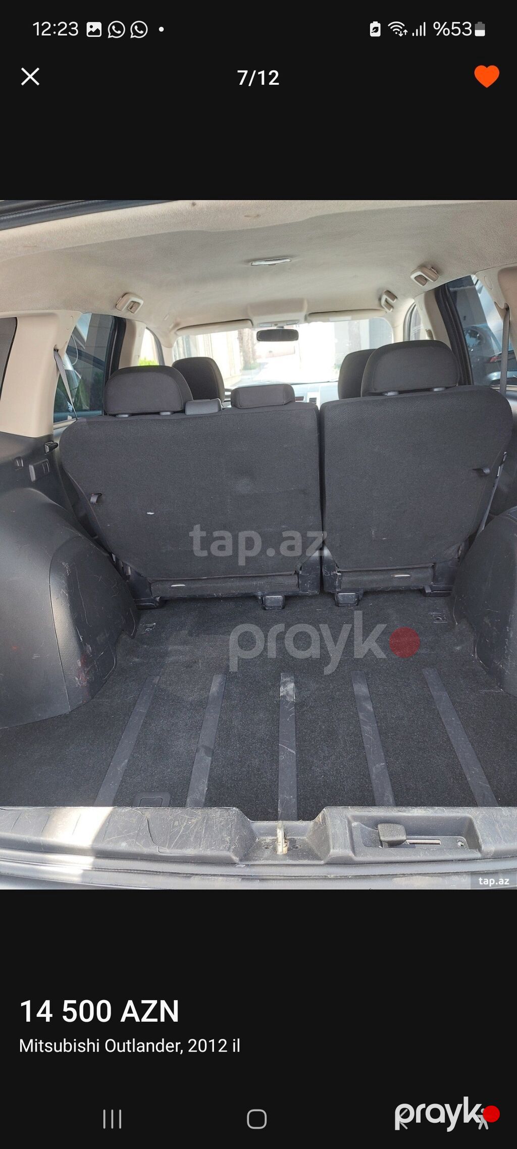 Mitsubishi Outlander: 2.4 l 2008 il 255000 km Universal — Avtomobillər, Gəncə (7)