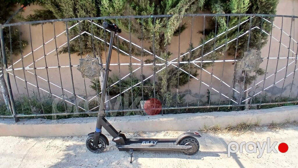 Rıley elektrik skuter - Güclü alüminium gövdə, sürüşməyə davamlı — Skuterlər, Novxanı (8)