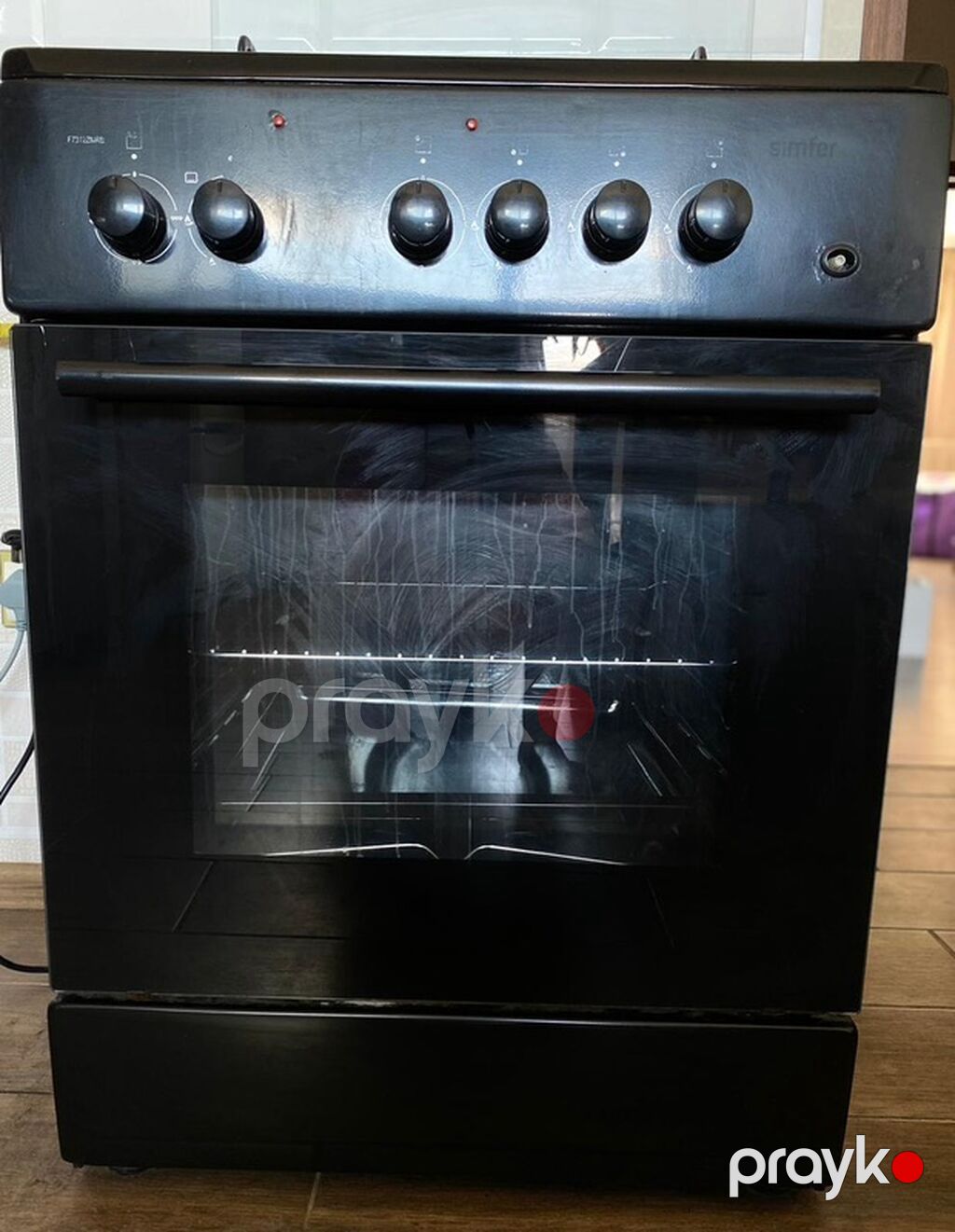 Simfer qaz sobası və plitə - 60 sm enli, sərbəst quraşdırılan model — Plitələr, Bakı (6)