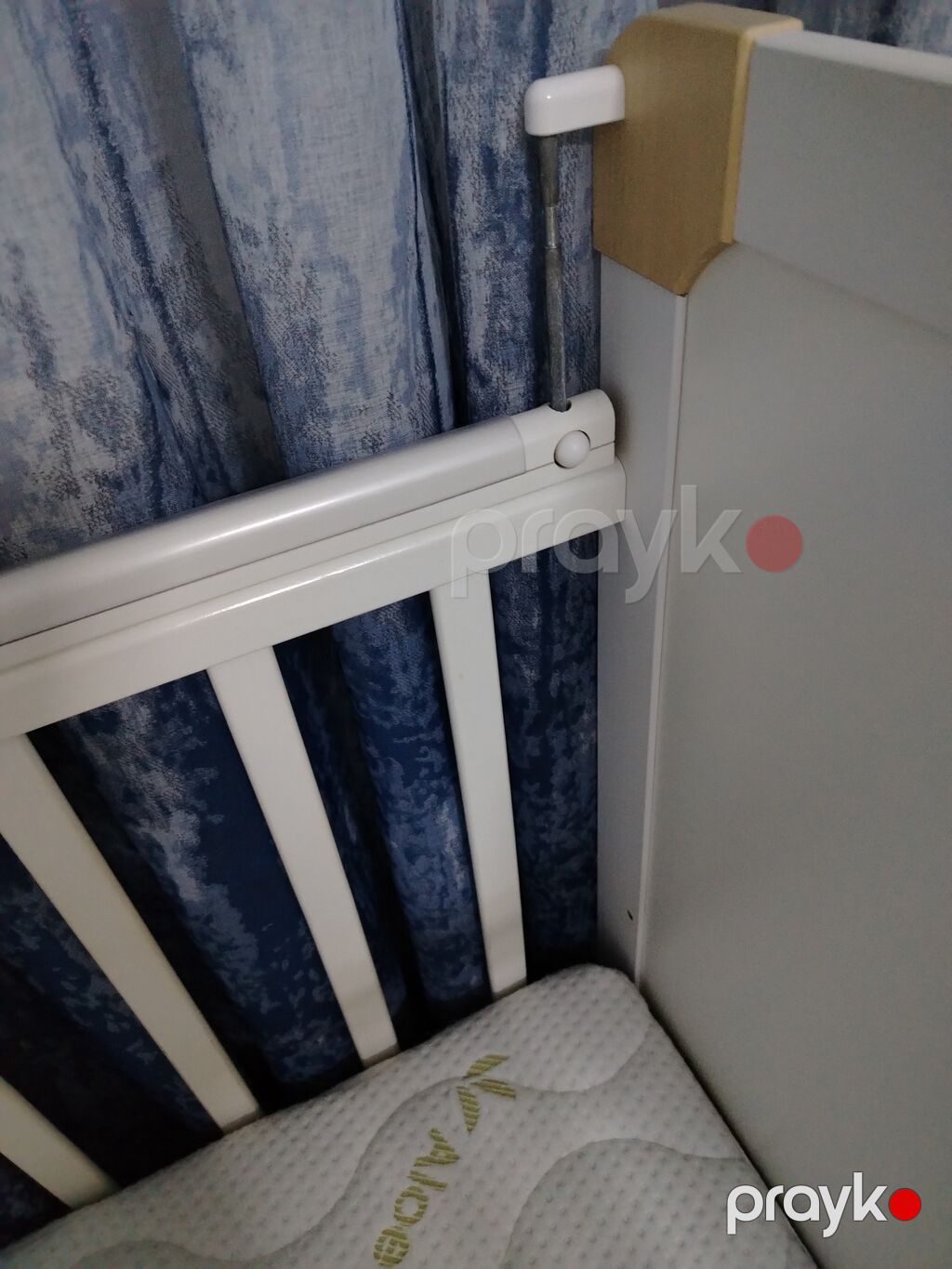 Oğlan və qız üçün, İşlənmiş, Dördbucaq, Beşik, Dəstsiz, Matras ilə, Yellənmə mexanizmsiz — Bəşikləri, Bakı (4)