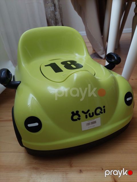 YuQi uşaq tualeti – avtomobil formasında, parlaq açıq-yaşıl rəngdə — Bakı