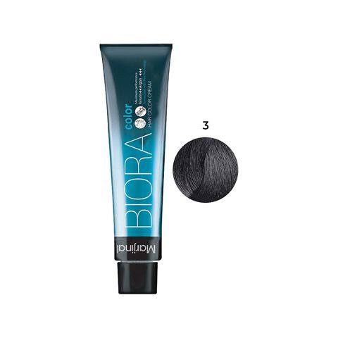 Saç üçün krem-boya Biora 3 tünd qəhvəyi intensiv 100 ml — Bakı