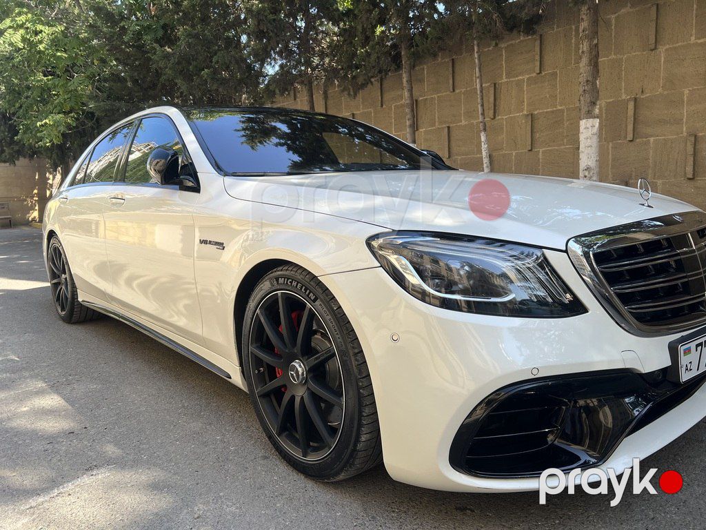 Mercedes S 63 AMG 4MATIC, 5.5 L, 2014 il, 88 000 km — Avtomobillər, Bakı (8)