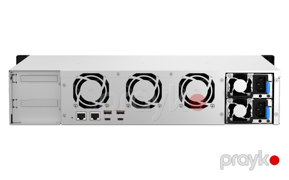 Qnap 8 Diskli 2U Qısa Korpuslu NAS Server AMD Ryzen V1500B 4GB EU-(TS-873AeU-RP-4G) — Şəbəkə və server avadanlığı, Bakı (2)