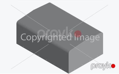 Tent çərçivə ilə avtoqoşqu üçün ŞS 017A, (HxU) 1500x2035 mm — Bakı
