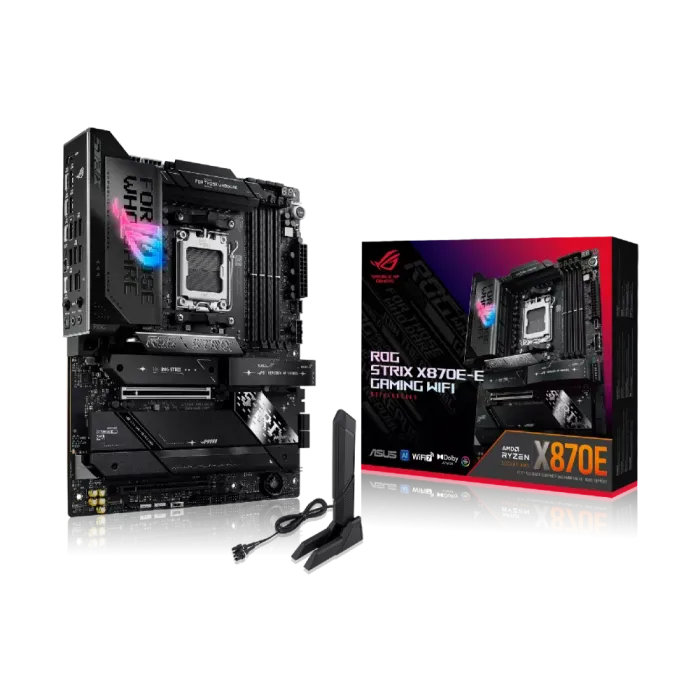 ASUS rog strıx X870E-E gamıng wıfı AM5 DDR5 X870E Ana Plata — Bakı