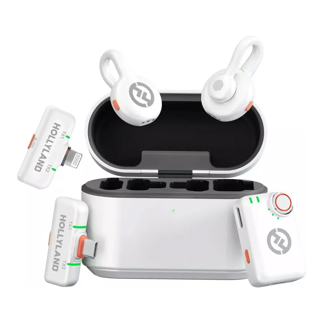 Mikrafon Hollyland Lark M2S Combo white — Bakı