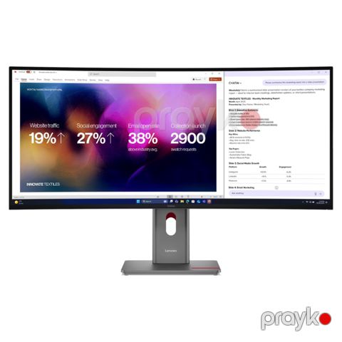Monitor Lenovo ThinkVision P40WD-40 (64B4YAR1EU) — Bakı