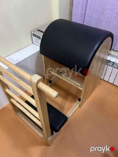 Pilates Barrel (Ladder Barrel) – ağac konstruksiya və dəri örtüklü — Bakı
