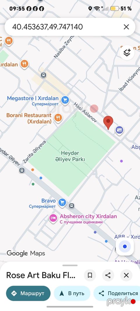 3 otaqlı, Yeni tikili, 125 kv. m — Xırdalan