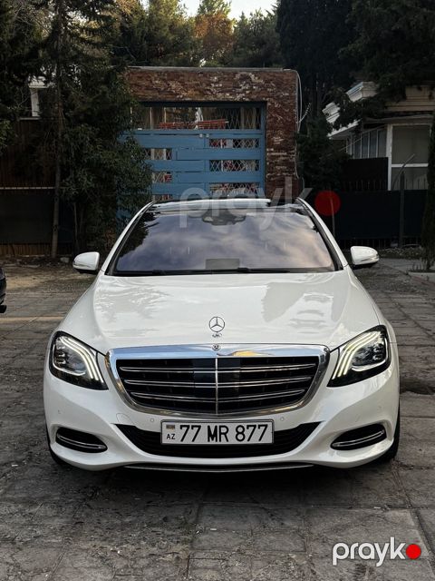 Mercedes S 550 e, 3.0 L, 8.7 kWh, 2016 il, 160 000 km — Bakı