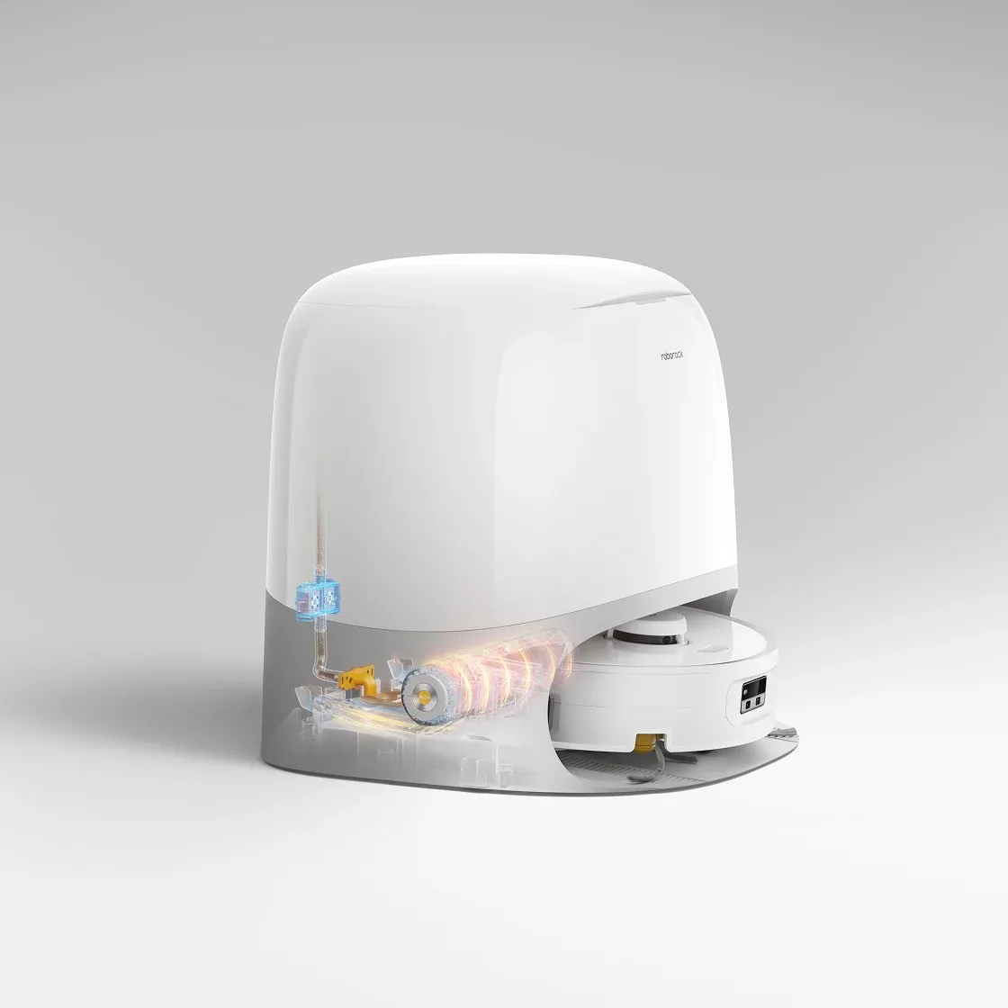Robot tozsoran Roborock Qrevo Curv 2 Flow White — Robot tozsoran, Bakı (5)