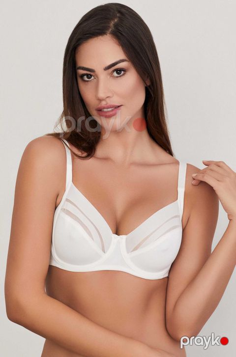 Büsthalter Eros_3400, ağ, poliamid/elastan, ölçü 80C — Bakı
