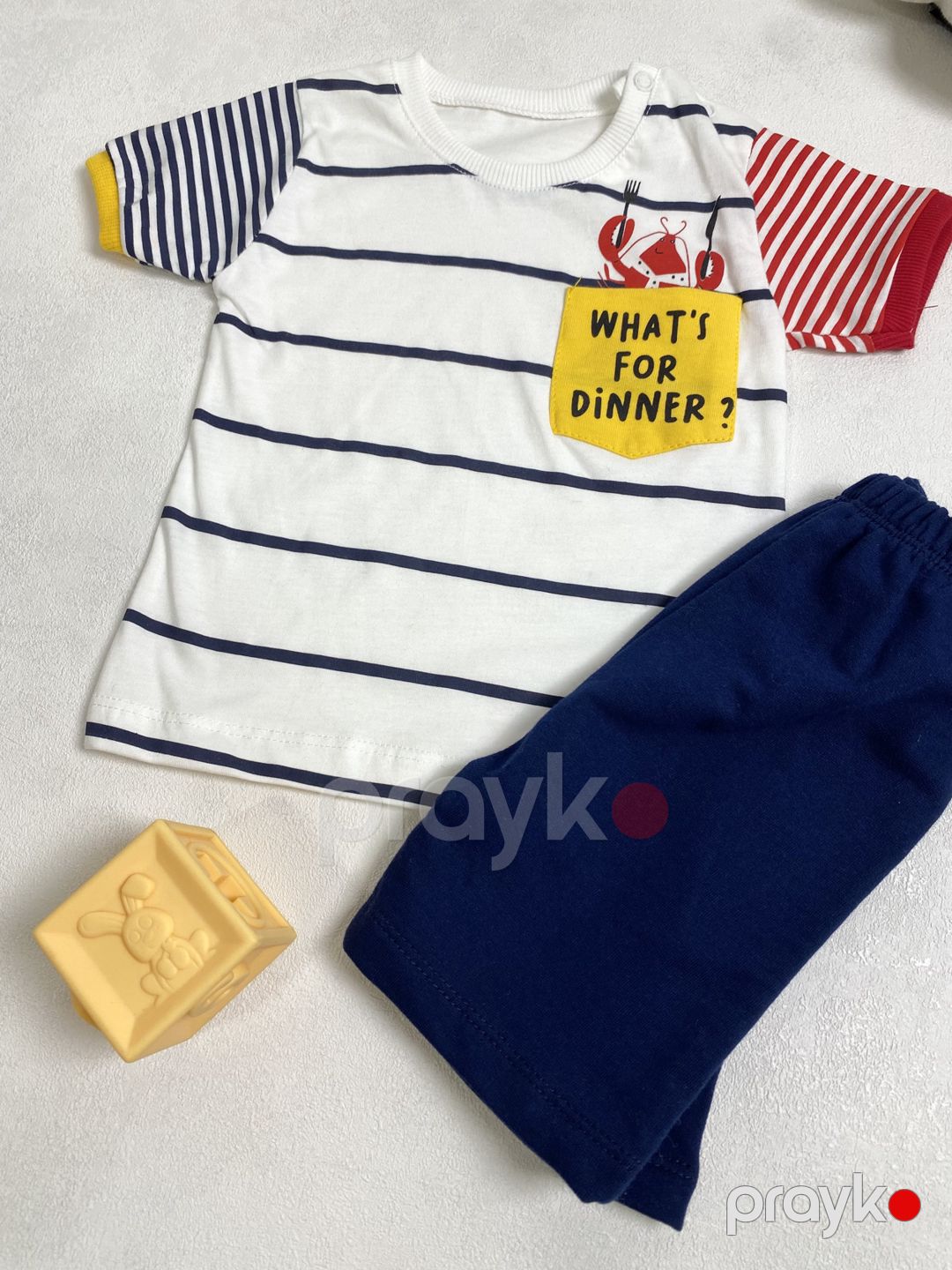 Yenidoğulanlar üçün dəst 48915644, pambıq, rəngbərəng, 2 əd, 18-24 ay — Mallar, Bakı (3)