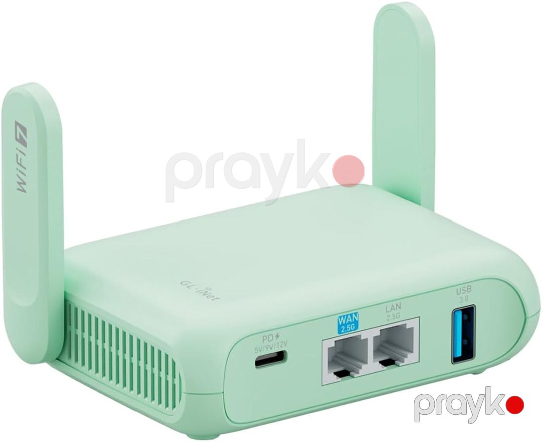 GL.iNet Beryl 7 (GL-MT3600BE) Wi-Fi 7 Səyahət Routeri / VPN — Şəbəkə və server avadanlığı, Bakı (2)