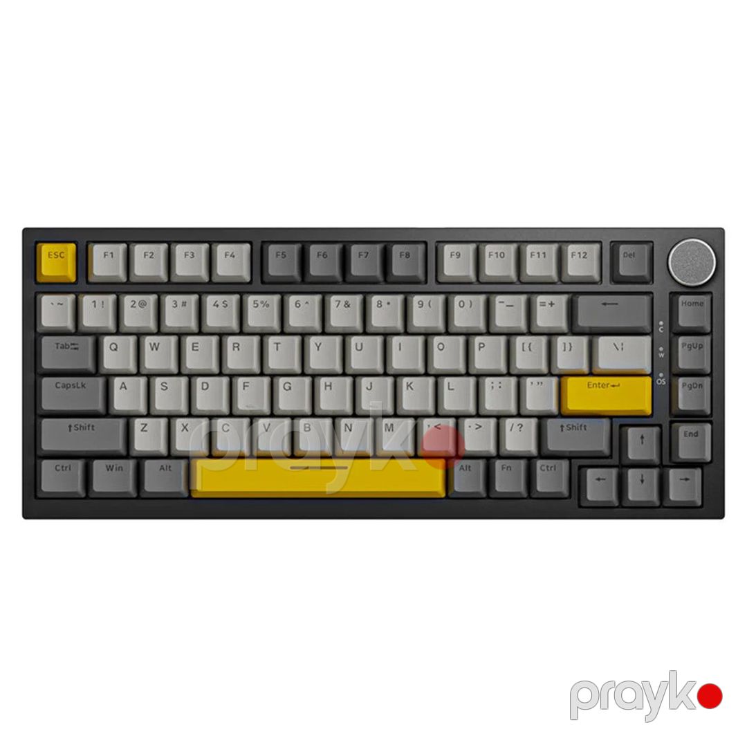 Ajazz AK820 Gray White Yellow — Periferik cihazlar, Bakı (4)