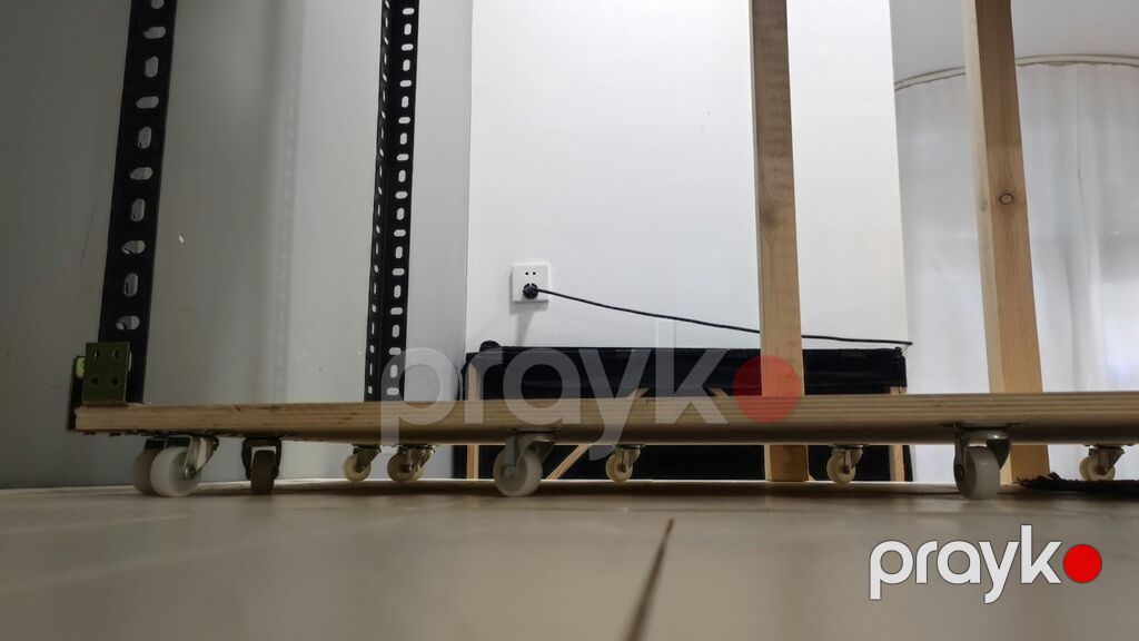 Yeni metal rəf satılır. Heç istifadə olunmayıb, tamamilə yenidir — Rəflər, Bakı (6)