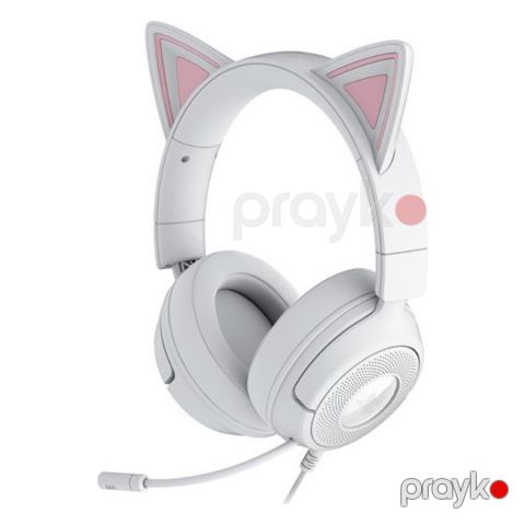 Razer Headset Kraken Kitty V3 X, mini-jack, 1.3m, white (RZ04-05350300-R3M1) — Bakı