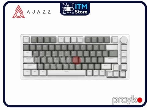 Klaviatura Ajazz AK820 White-Gray — Bakı