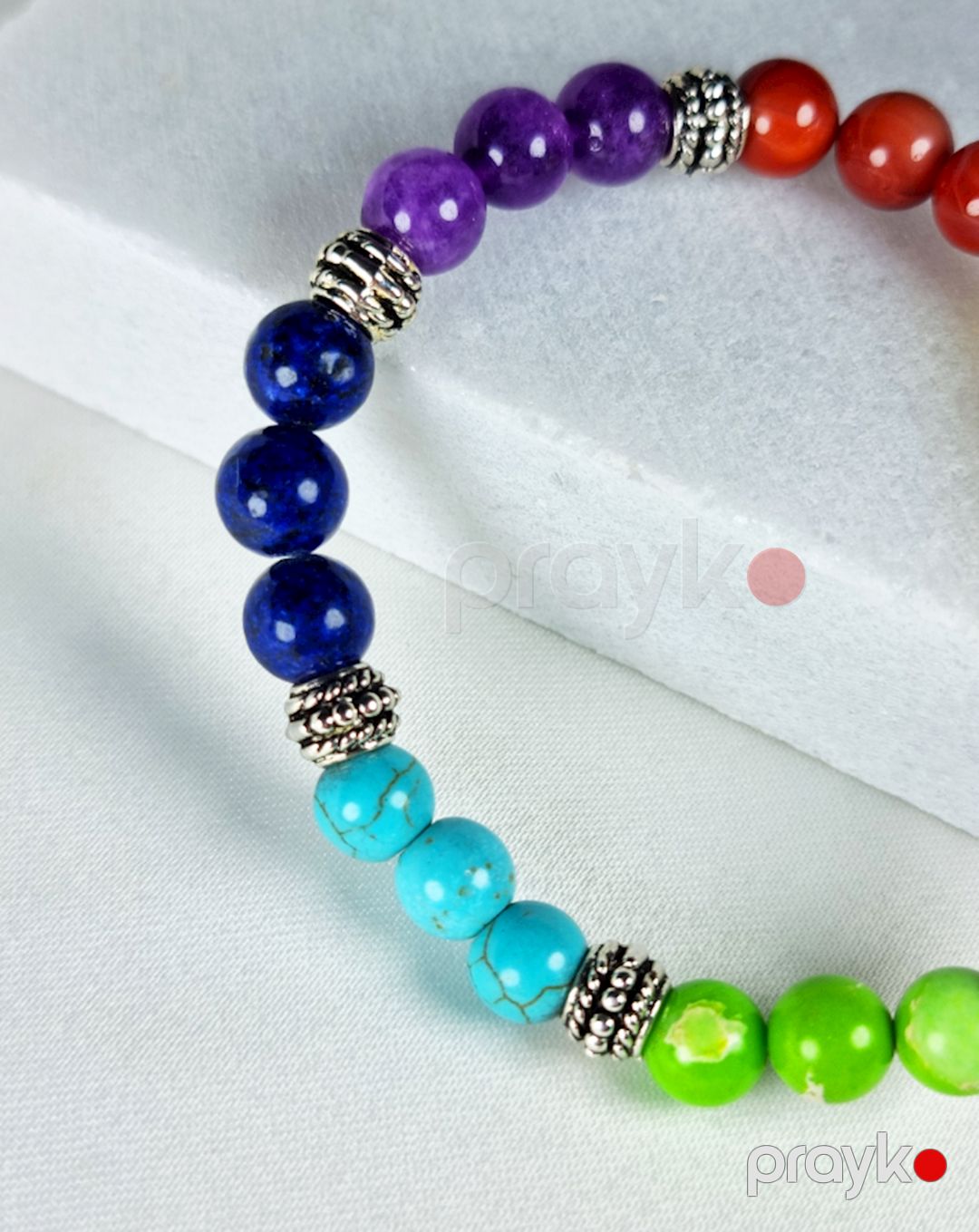 Qolbaq uniseks Gemstone_011 əqiq/ametist/firuzə/pələng gözü — Mallar, Bakı (2)