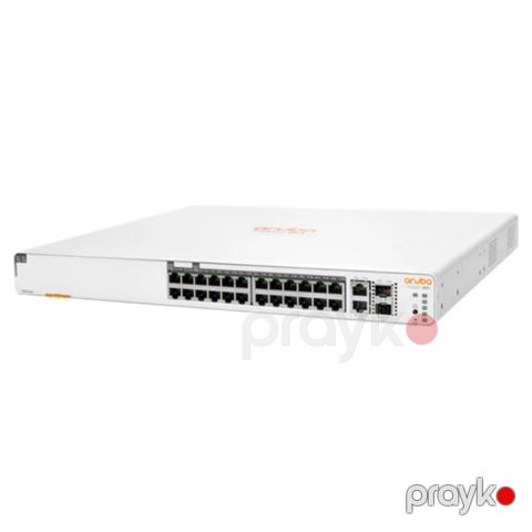 Aruba Instant On 1960 24G 20p Class4 4p Class6 PoE 2XGT 2SFP+ 370W Switch (JL807A) — Bakı