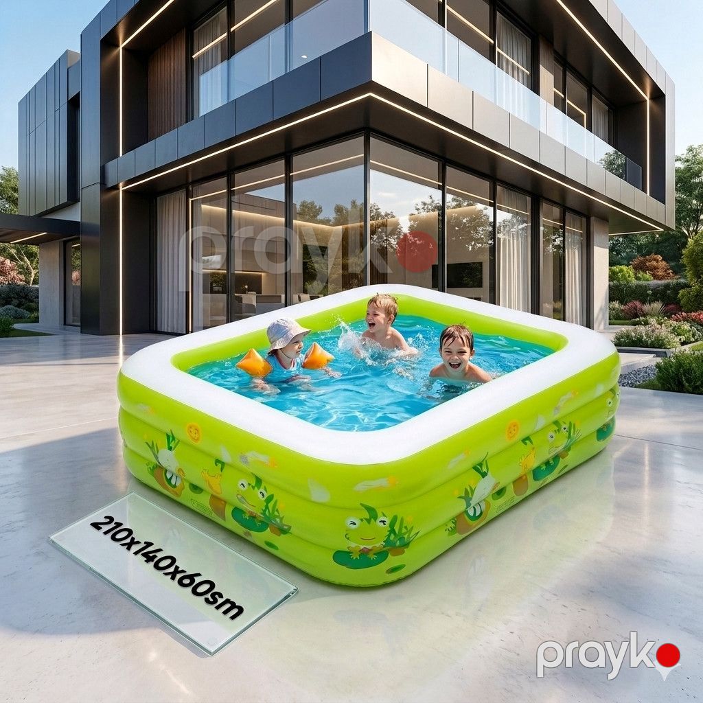 Şişmə hovuz Xiale, yaşıl, 840 l, 210x140x60 sm — Hovuzlar, Bakı (2)