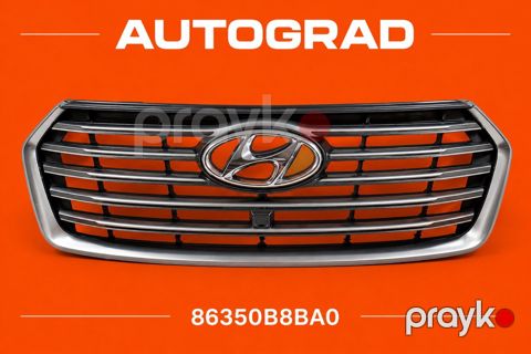 "Hyundai Grand Santa Fe 2017-2018" radiator barmaqlığı (kameralı) — Bakı