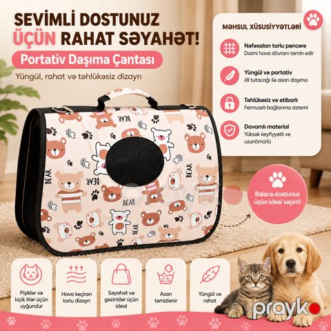 Daşıma çantası 17308829, pişiklər və itlər üçün, neylon, 5 kq-yə qədər — Bakı
