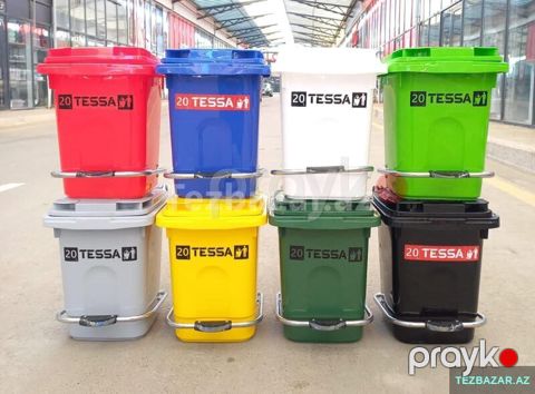 Zibil qabi 40 ltr pedalli — Bakı