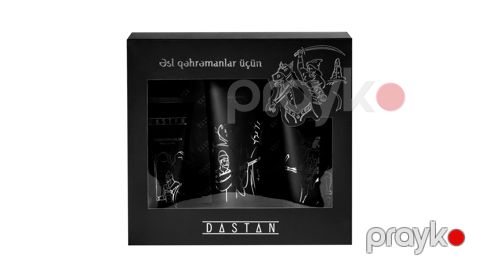 Bədən üçün kosmetika dəst Dastan (şampun + duş geli + təraş sonrası balzam) — Bakı
