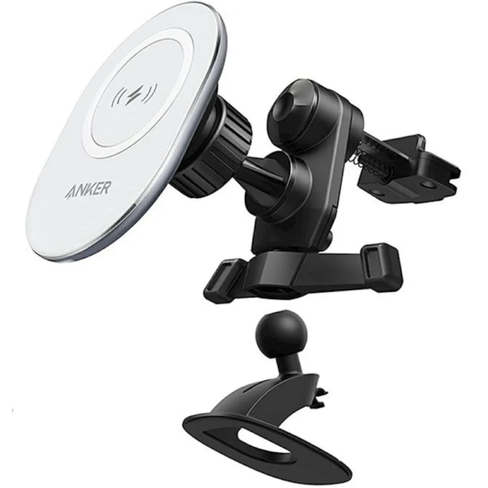 Avtomobil üçün telefon tutacağı Anker PowerWave Magnetic Charging Car Mount (A2931HW1) — Mallar, Bakı (2)