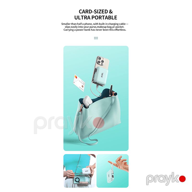Xarici akkumulyator Deji DJ-L10 22.5W 10000 mAh White — Mallar, Bakı (6)