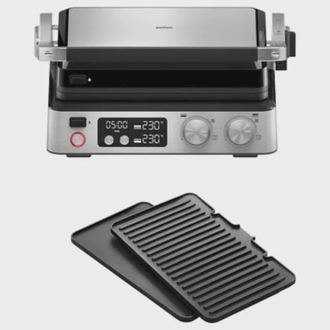 Braun CG7040 Elektrik Qril – 2000W, Dəyişən Panellər, Termostat, Kontakt — Мейрамханаға арналған