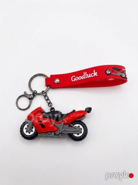Brelok Good Luck, silikon, qırmızı — Bakı