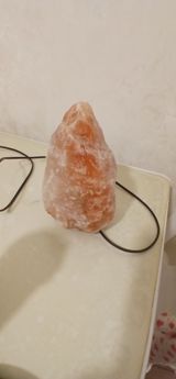 Himalay duz lampası - Material: təbii Himalay duzu monoliti — Fuad