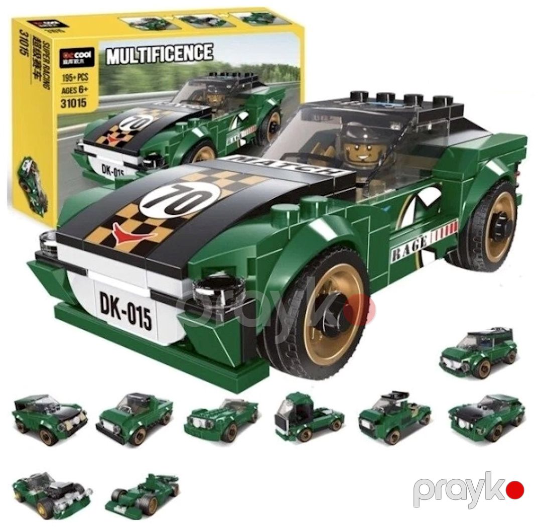 Blok konstruktor Decool Multificence Super Racing 31015, 195 element — Mallar, Bakı (3)