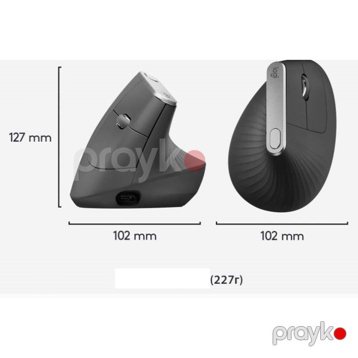 Logitech MX Vertical Advanced Erqonomik Simsiz Siçan — Elektronika, Bakı (4)
