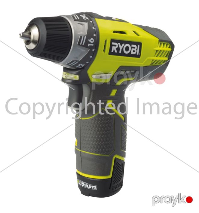 Drel-vintburan akkumulyatorlu Ryobi R12DD-LL13S 5133001802 — Təmir və inşaat, Bakı (7)