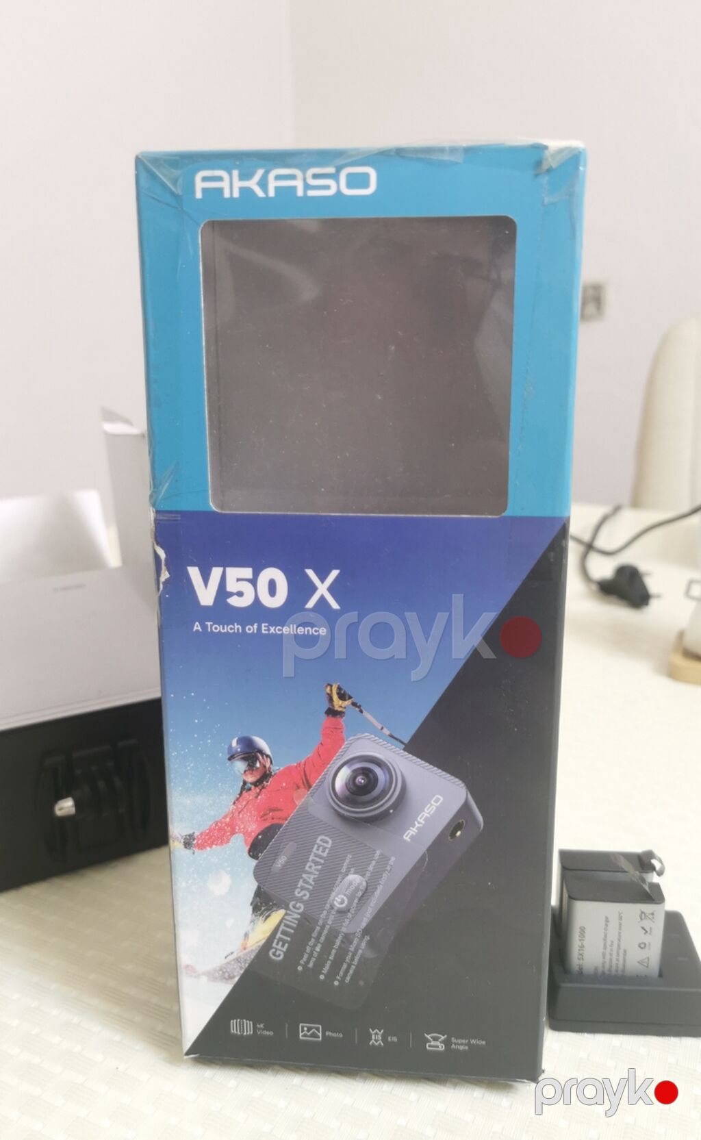 Akaso V50 X action kamera Xüsusiyyətlər: - Video: 4K (dama ilə qeyd) — Video kamera, Bakı (5)