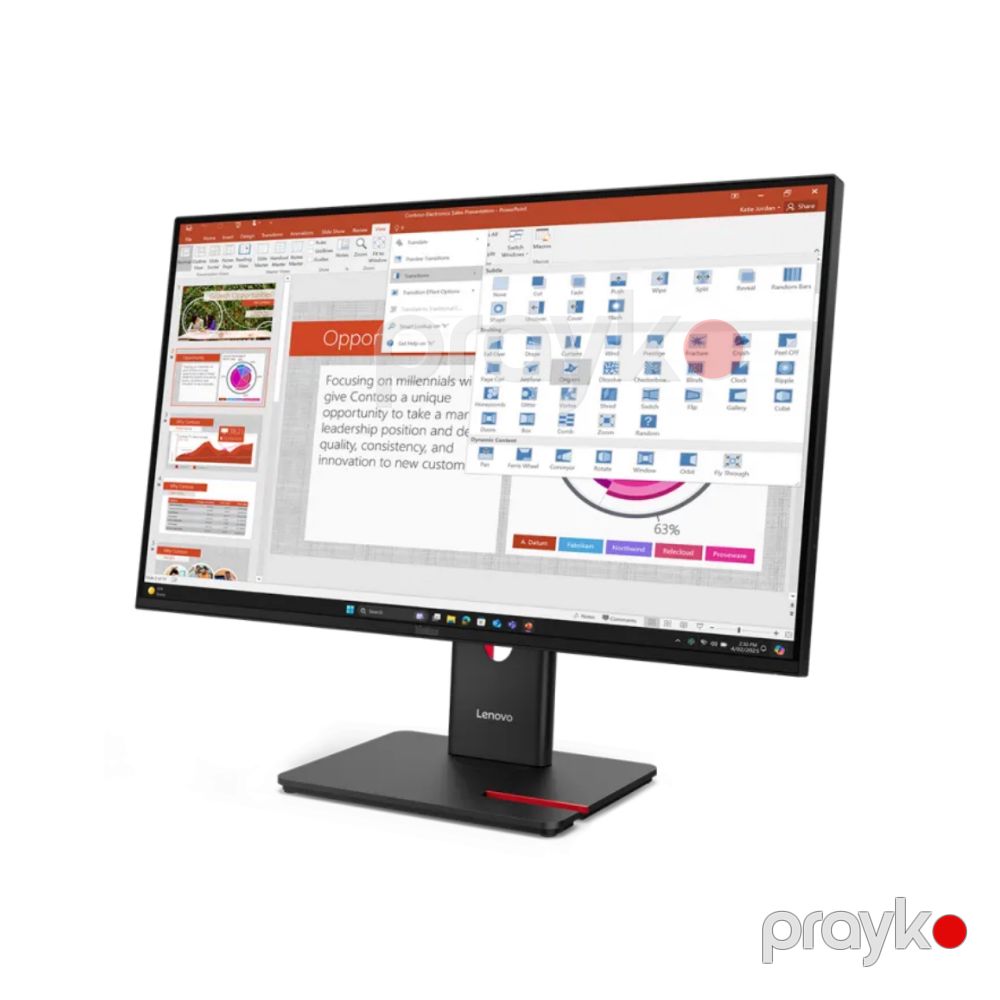 Business Monitor Lenovo ThinkVision T27-40 (64A5MAT6EU) — Monitorlər, Bakı (4)