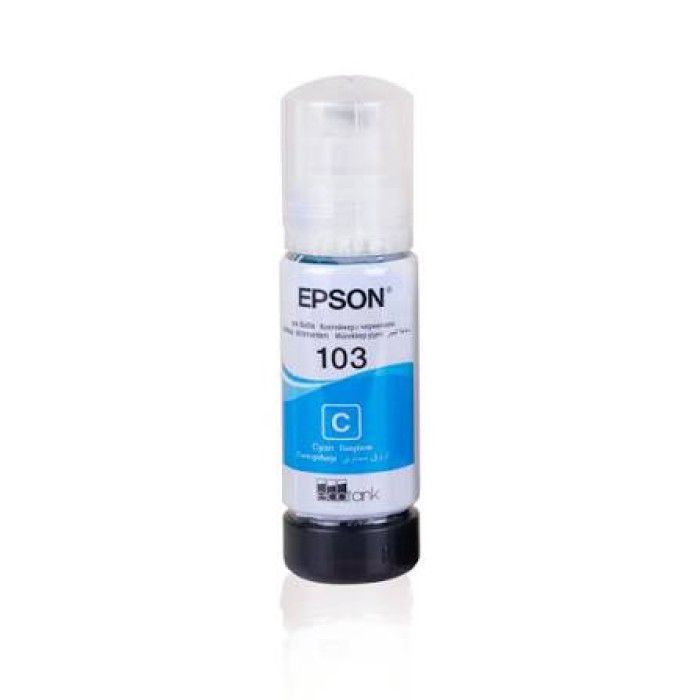 Epson 103 EcoTank C C13T00S24A Cyan Original Mürəkkəb Şüşəsi — Elektronika, Bakı (3)