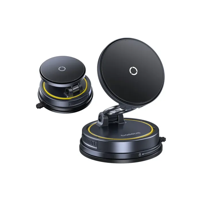 Baseus PrimeTrip VC2 Flex Pro Magnetic Car Charger 15W Simsiz Maqnit Avtomobil Şarj Tutacağı — Bakı