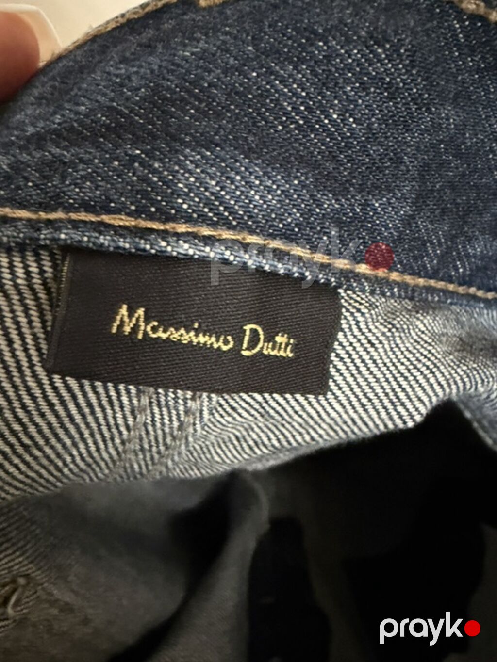 Massimo Dutti kişilər üçün cins şalvar - Rəng: tünd mavi (indigo) — Jins, Bakı (3)