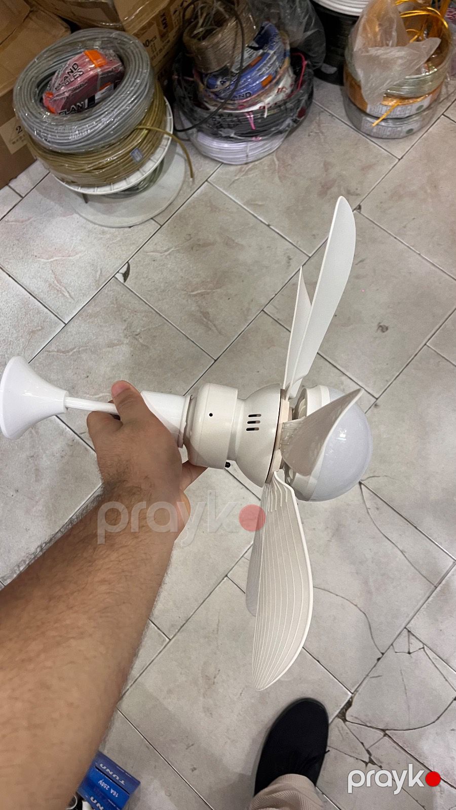 Ventliyator orta plastik 6pərli 30azn — Ev malları, Bakı (2)