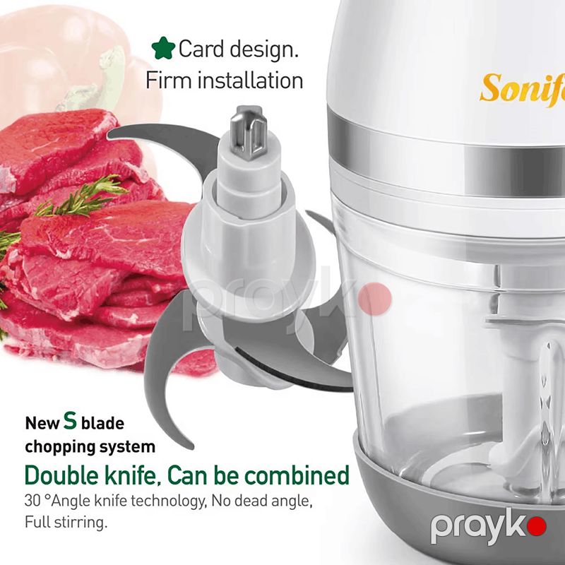 Doğrayıcı Sonifer SF-8102 — Blenderlər, xırdalayanlar və mikserlər, Bakı (3)