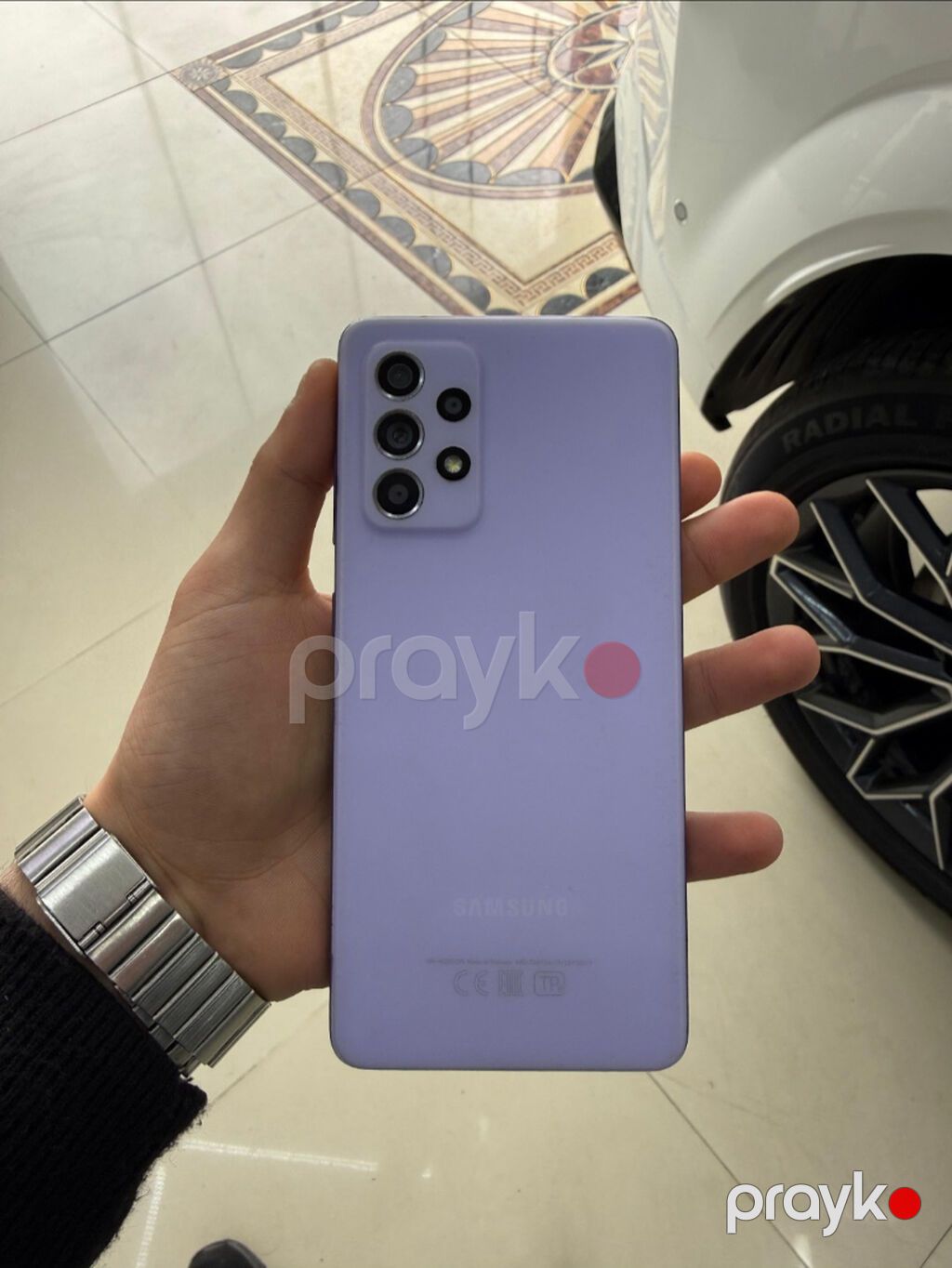 Samsung Galaxy A52, 128 GB, rəng - Bənövşəyi, Barmaq izi, İki sim kartlı, Face ID — Samsung, Bakı (2)