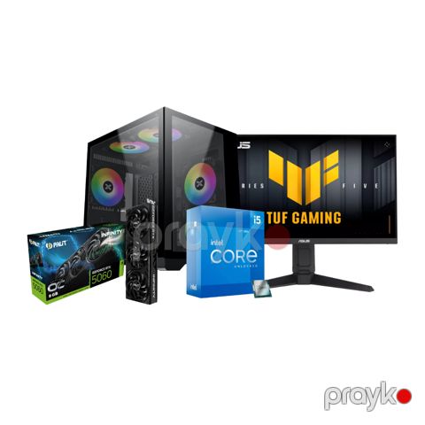 StormTitan Gaming PC- RTX 5060, İ5-12400 (CUSTOM-PC-106) — Pctech — Komponentlər