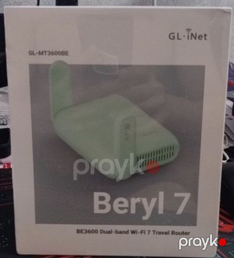 GL.iNet Beryl 7 (GL-MT3600BE) Wi-Fi 7 Səyahət Routeri / VPN — Bakı